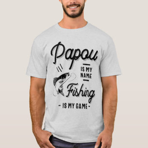 Papou-Geschenk - Fischen ist mein Tag der Game-Vät T-Shirt