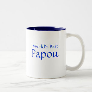 Papou, Welt am besten Zweifarbige Tasse