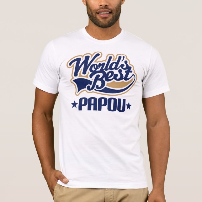 Papou Welten am besten T-Shirt (Vorderseite)