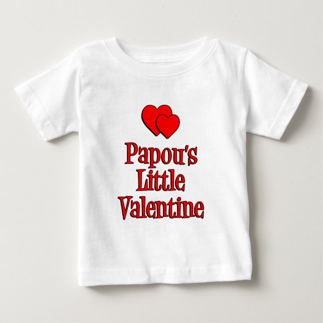 Papous Kleines Valentin Baby T-shirt (Vorderseite)