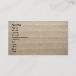 Papp-und Verpackungs-Erdnüsse Visitenkarte