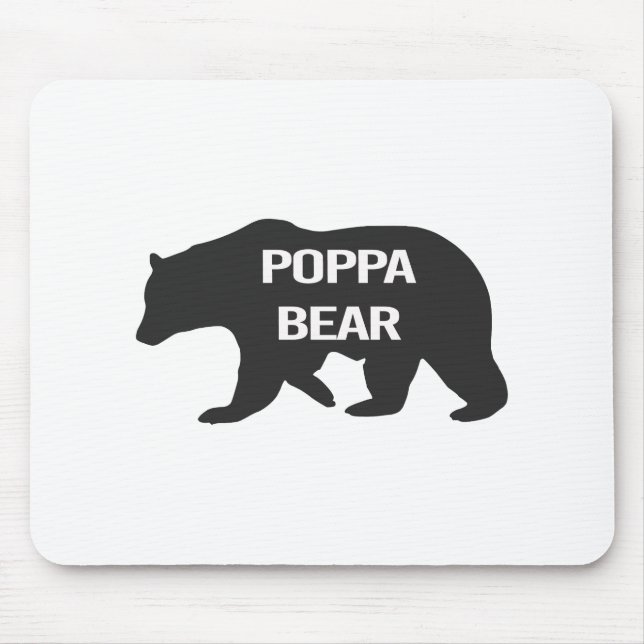 Pappa-Bär - zeigen Sie Vater, den Sie sich Mousepad (Vorne)