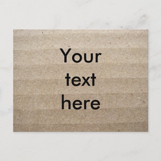 Pappe Postkarte (Vorderseite)