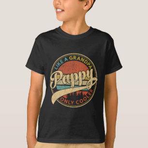 Pappel wie ein Opa nur Cooler Retro Vintage Fett T-Shirt