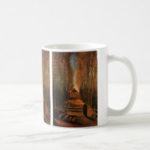 Pappelallee im Herbst von Vincent van Gogh Tasse