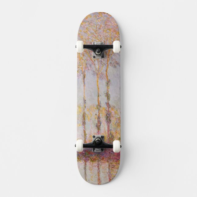 Pappeln Claude Monets | auf den Banken des Epte Skateboard (Vorderseite)