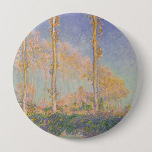 Pappeln, impressionistische Landschaft, Claude Mon Button