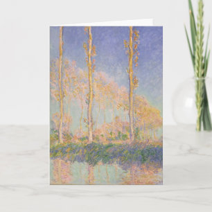Pappeln, impressionistische Landschaft, Claude Mon Karte