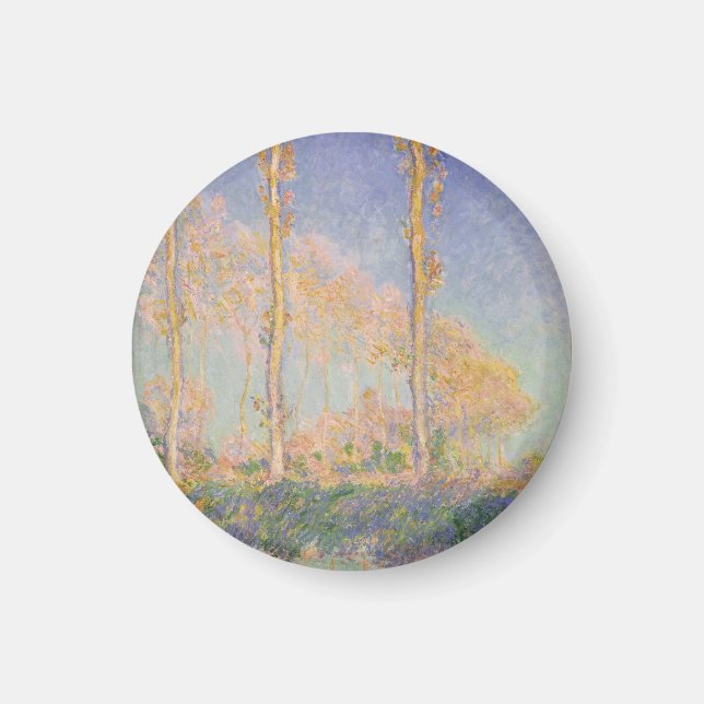 Pappeln, impressionistische Landschaft, Claude Mon Magnet (Vorne)