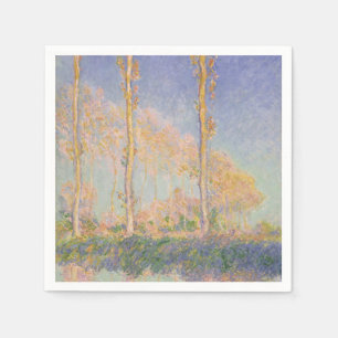 Pappeln, impressionistische Landschaft, Claude Mon Serviette