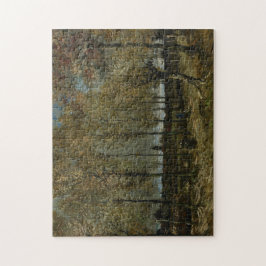 Pappeln nähern sich Nuenen durch Vincent van Gogh Puzzle