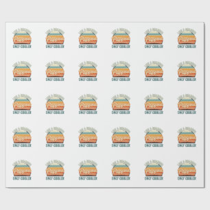Pappou wie ein Opa nur cooler Vintage-Shirt_1 Geschenkpapier