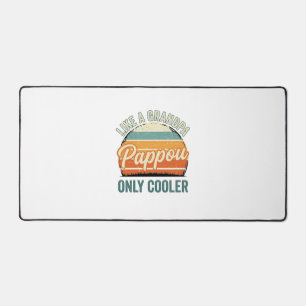 Pappou wie ein Opa nur cooler Vintage-Shirt_1 Schreibtischunterlage