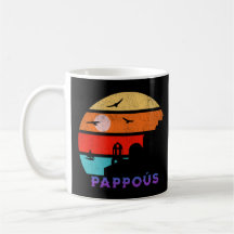 Pappoús Retro Sunset Ocean Großvater