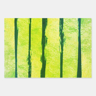 Papppapier für den Pinsel METALLIC Geschenkpapier Set