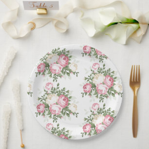 Pappteller-Blumen Pappteller