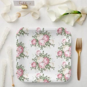 Pappteller-Blumen Pappteller