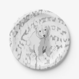 Pappteller Eisbär