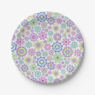 Pappteller Floral