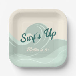 Pappteller für Kindergeburtstag mit Ozean-Thema