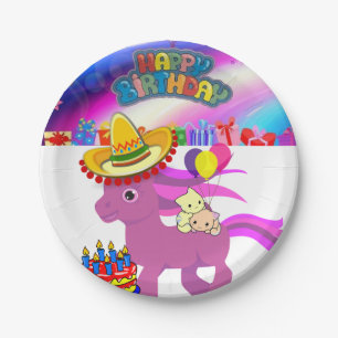 Pappteller, Happy Birthday Pony Pappteller