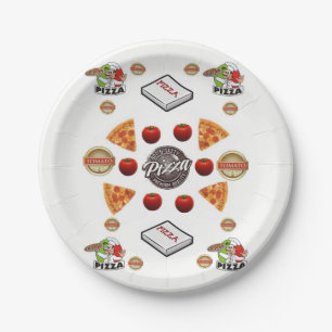 Pappteller Pizza