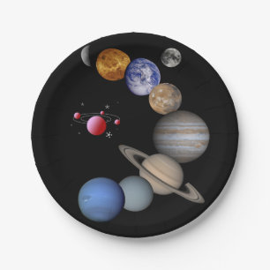 Pappteller Planeten