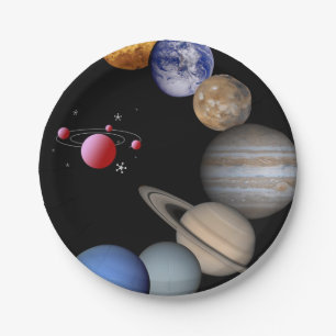 Pappteller Planeten