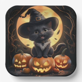 Pappteller Reihe 1 Black Cat 04