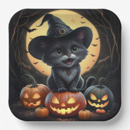 Pappteller Reihe 1 Black Cat 05