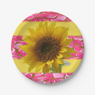 Pappteller Sonnenblume