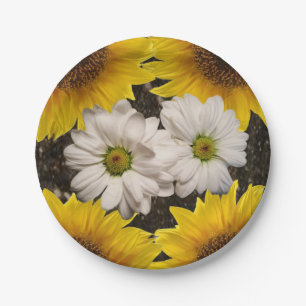 Pappteller Sonnenblumen
