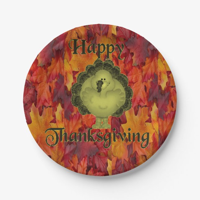 Pappteller Thanksgiving (Vorderseite)