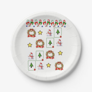 Pappteller Weihnachten