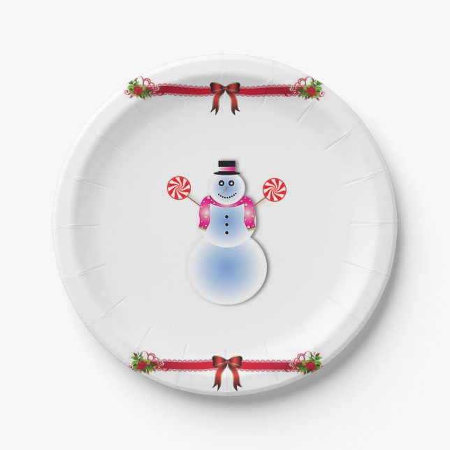 Pappteller Weihnachten (Vorderseite)