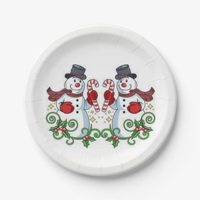 Pappteller Weihnachten (Vorderseite)