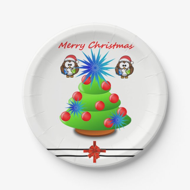 Pappteller Weihnachten (Vorderseite)