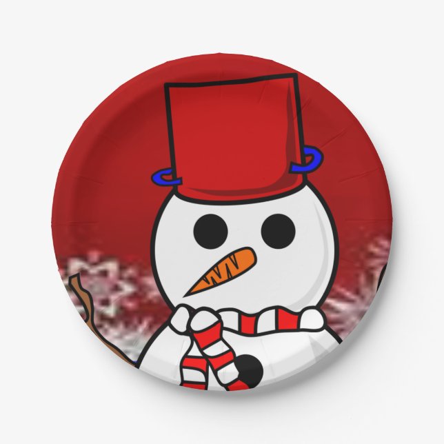 Pappteller Weihnachten (Vorderseite)