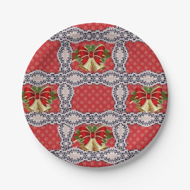 Pappteller Weihnachten (Vorderseite)