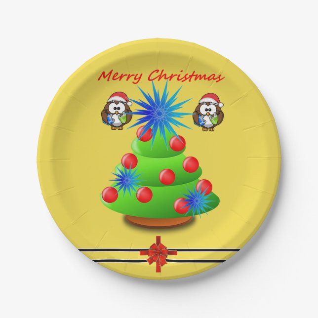 Pappteller Weihnachten (Vorderseite)