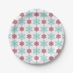 Pappteller-Weihnachtsgeschirr Pappteller