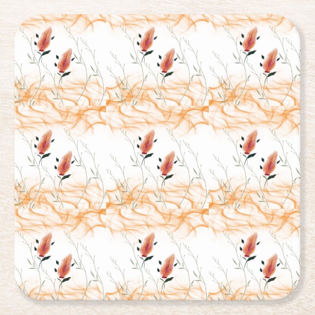 Pappuntersetzer Rechteckiger Pappuntersetzer (Vorderseite)