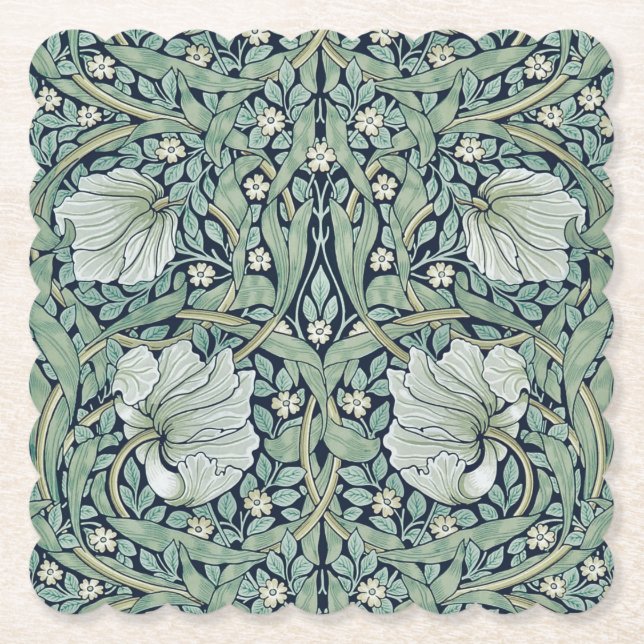 Pappuntersetzer: WILLIAM MORRIS : PIMPERNEL Untersetzer (Vorderseite)