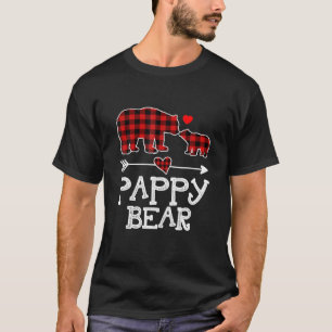 Pappy Bear Red Buffalo Kariert Pappy Bear Pajama T-Shirt