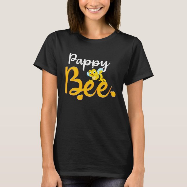 Pappy Bee Matching Family First Bee Day Outfits T-Shirt (Vorderseite)