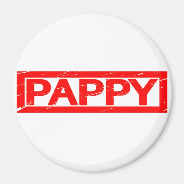 Pappy Briefmarke Magnet (Vorne)