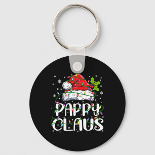Pappy Claus Weihnachts-Weihnachtsmannmütze Matchin Schlüsselanhänger
