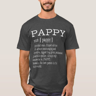 Pappy Definition Großvater Väter Tag Geschenke Män T-Shirt