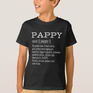Pappy Definition Großvater Vatertagsgeschenke - Mä T-Shirt