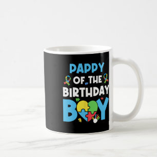 Pappy des Geburtstagsjungen Autismusrätsel Kaffeetasse
